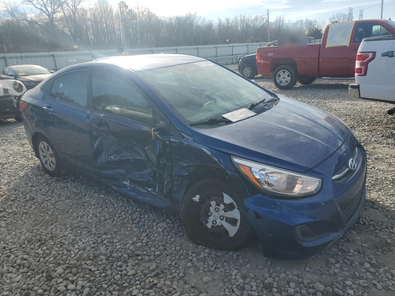 2017 Hyundai Accent VIN KMHCT4AE0HU268097 Copart auction photo, front end damage thumbnail 4