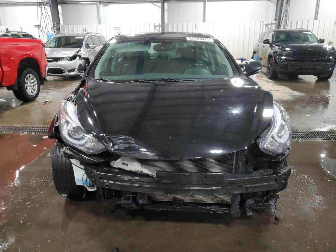 2015 Hyundai Elantra VIN KMHDH4AH5FU305206 Copart auction photo, front end / rear end damage thumbnail 5