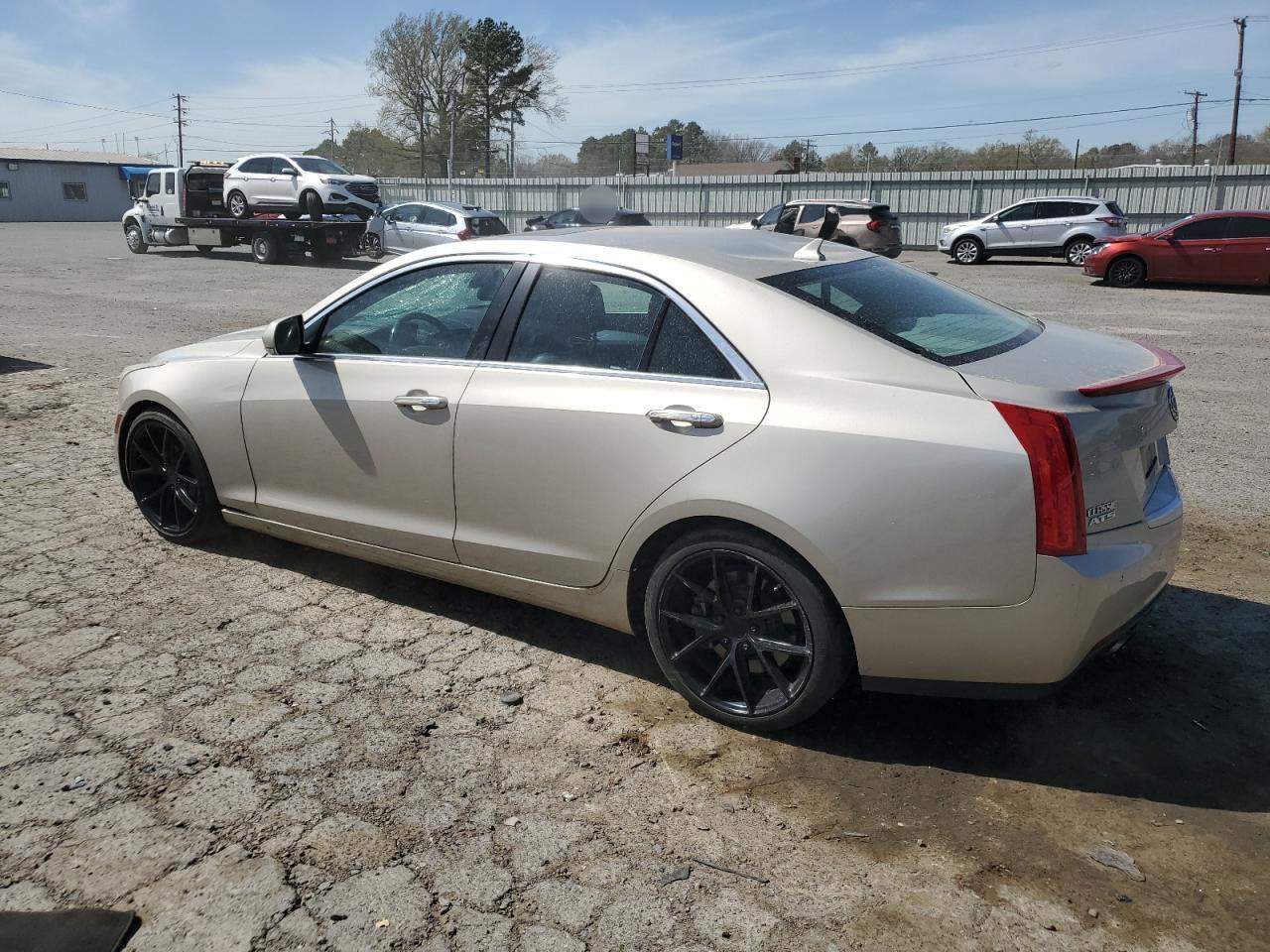 2013 Cadillac ATS VIN 1G6AF5SX4D0139518 Copart auction photo, top/roof / front end damage thumbnail 2
