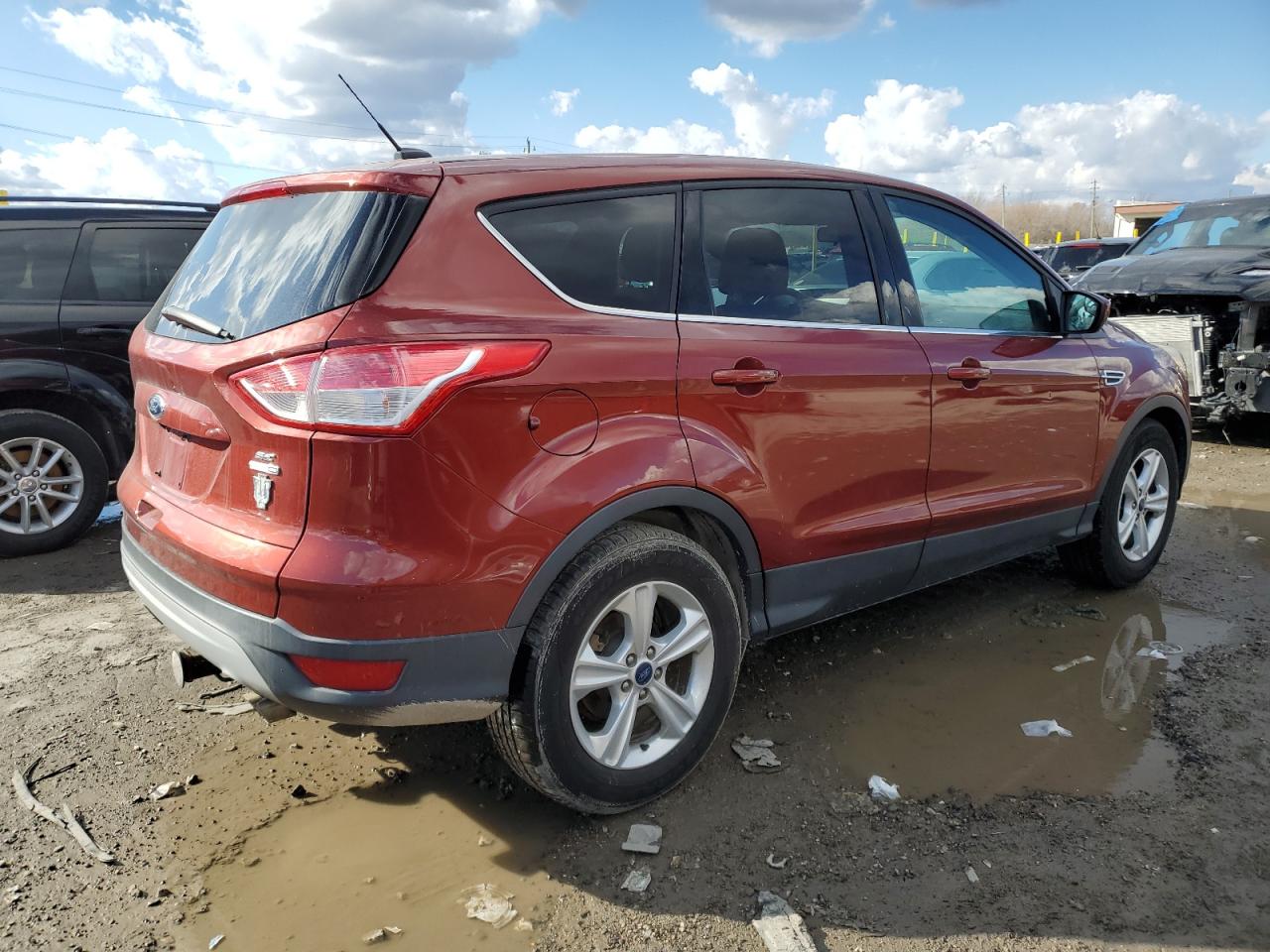 2016 Ford Escape VIN 1FMCU9GX3GUC08543 Copart auction photo, side damage thumbnail 3