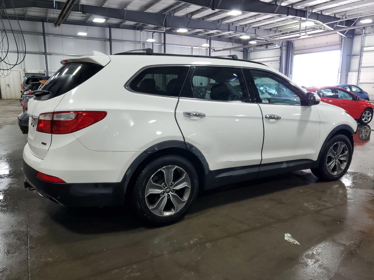2013 Hyundai Santa Fe VIN KM8SNDHF9DU026343 Copart auction photo, front end / side damage thumbnail 3