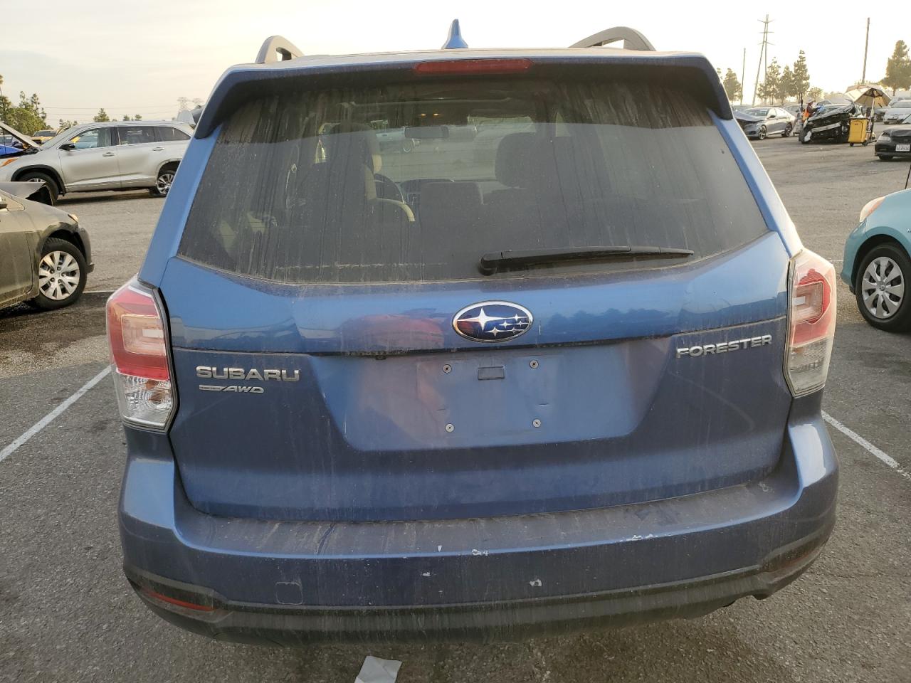2018 Subaru Forester VIN JF2SJAGC9JH463321 Copart auction photo, side damage thumbnail 6
