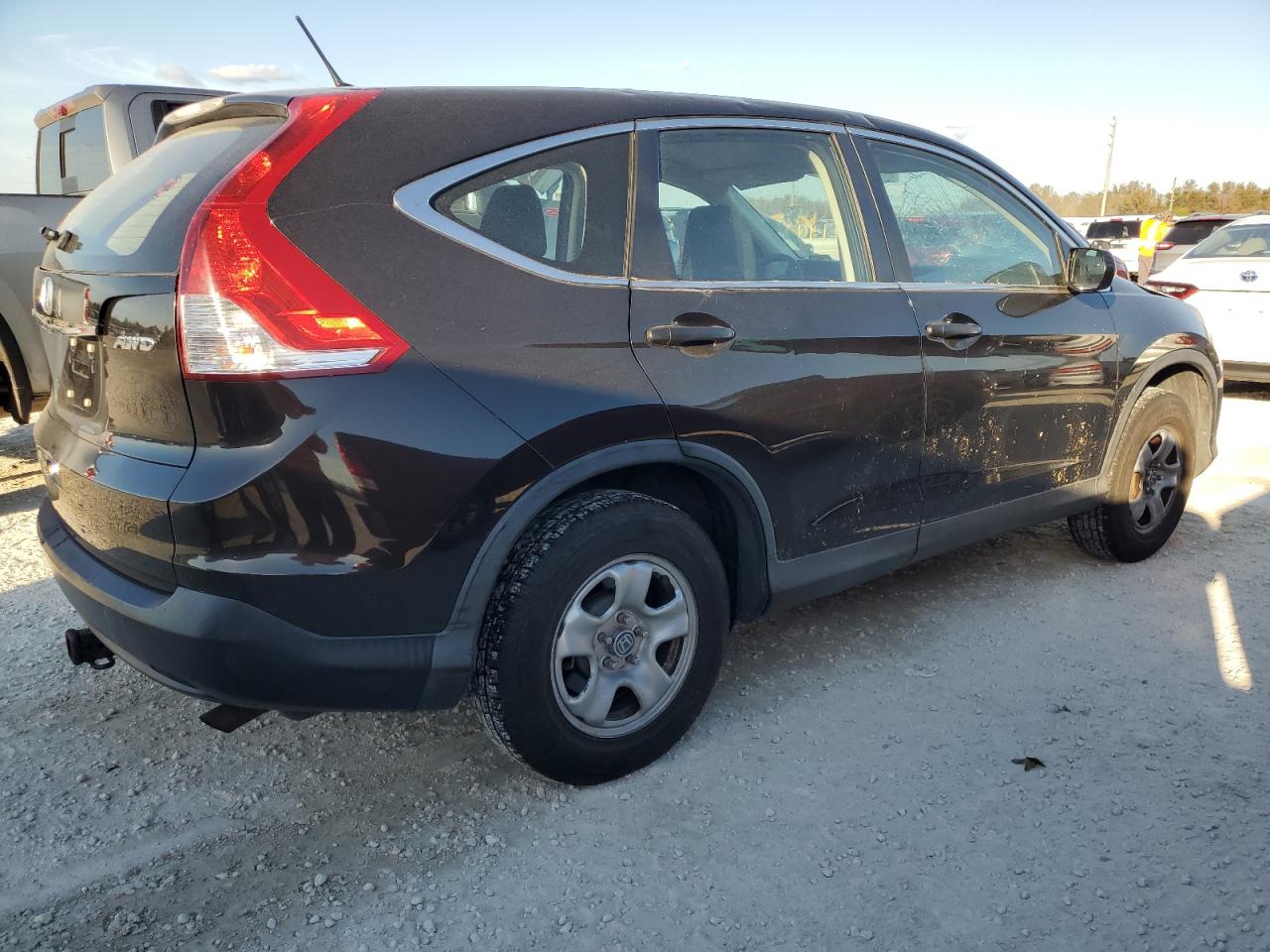2013 Honda CR-V VIN 5J6RM4H33DL068633 Copart auction photo, all over damage thumbnail 3
