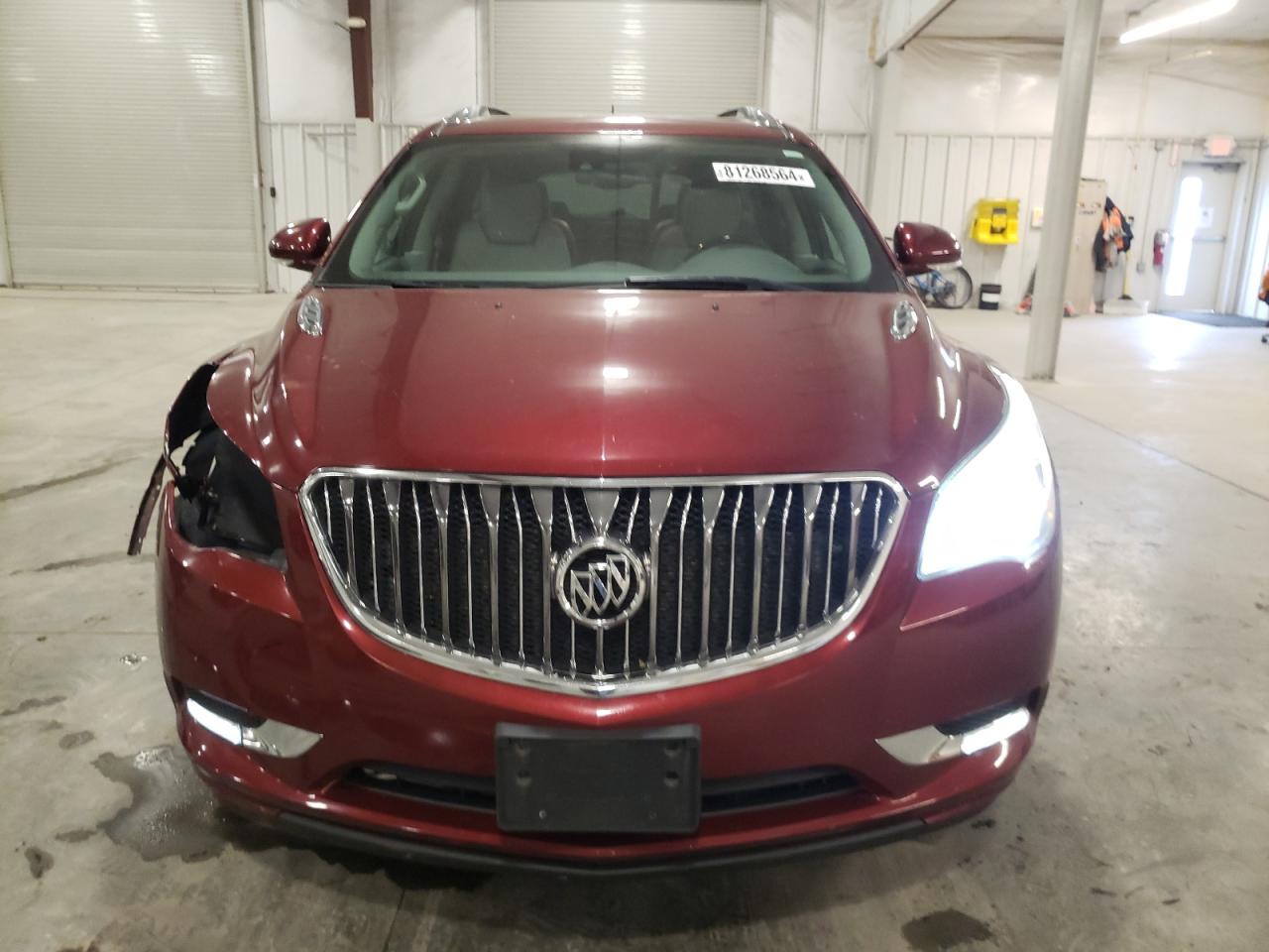 2017 Buick Enclave VIN 5GAKVCKDXHJ126756 Copart auction photo, front end / undercarriage damage thumbnail 5