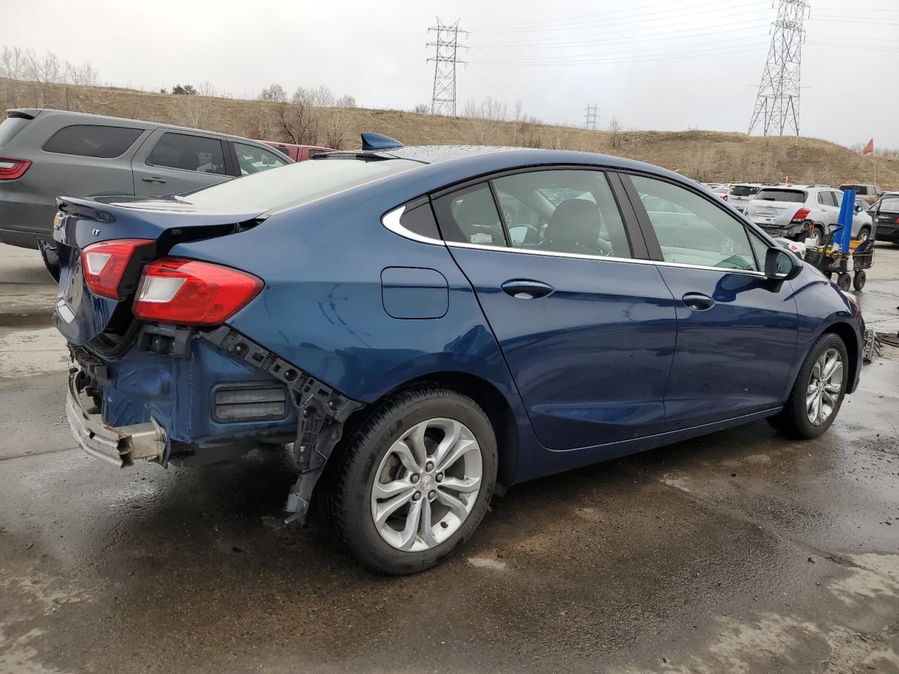 2019 Chevrolet Cruze VIN 1G1BE5SM6K7129127 Copart auction photo, rear end damage thumbnail 3