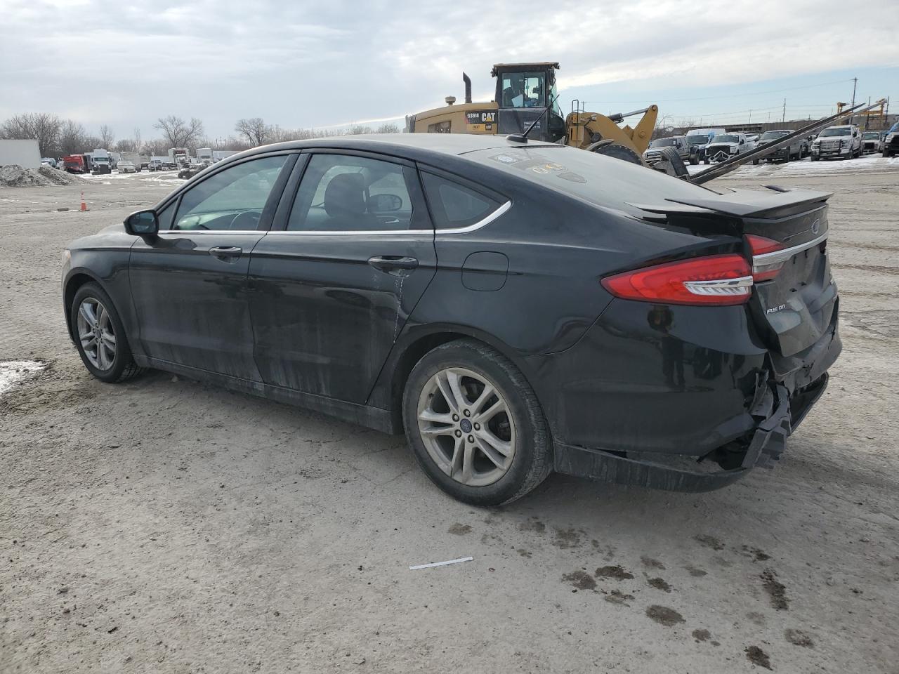 2018 Ford Fusion VIN 3FA6P0HD8JR240403 Copart auction photo, rear end / minor dent/scratches damage thumbnail 2