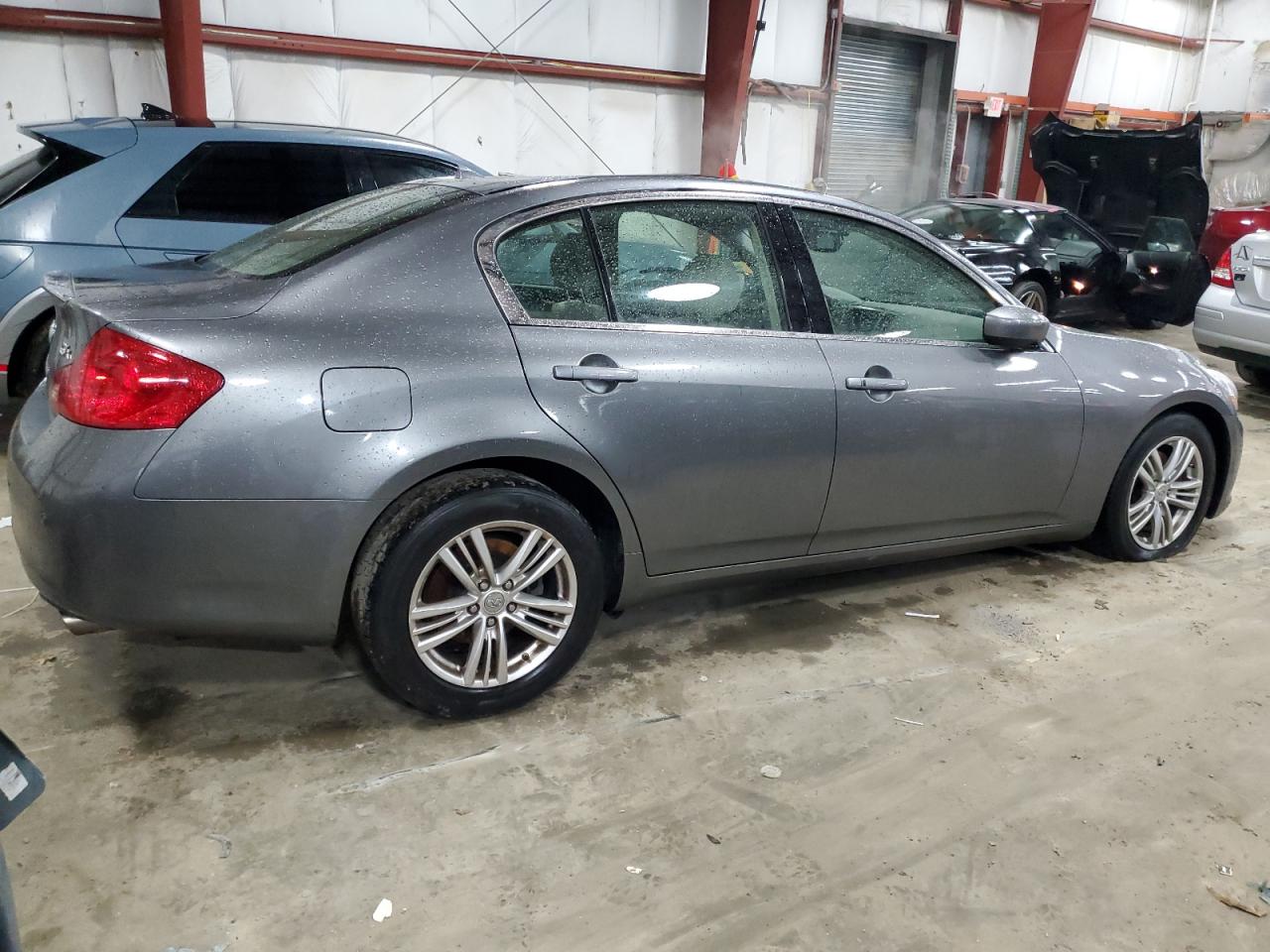 2012 Infiniti G VIN JN1CV6AR9CM674193 Copart auction photo, vandalism damage thumbnail 3
