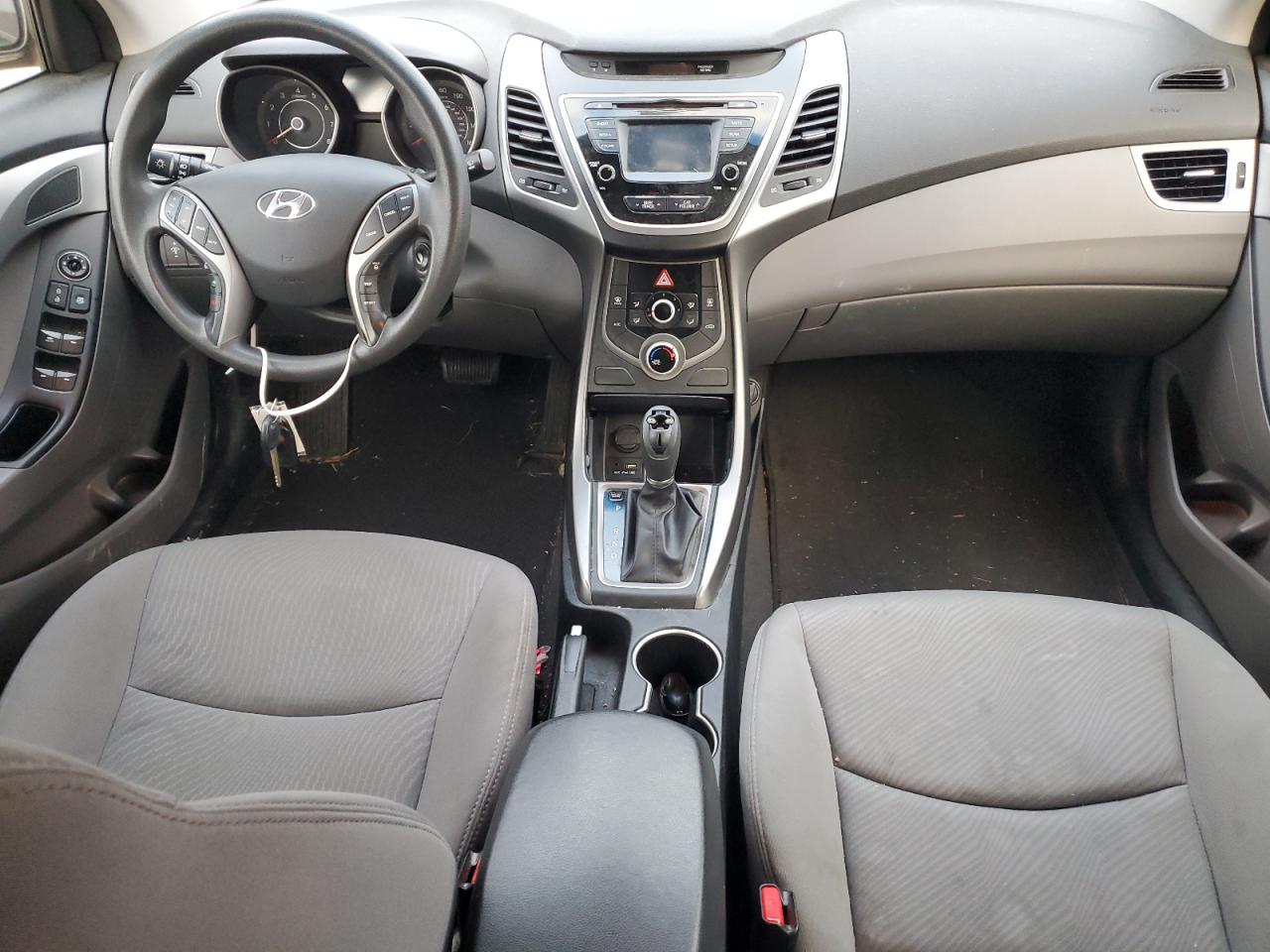 2015 Hyundai Elantra VIN 5NPDH4AE2FH563526 Copart auction photo, all over damage thumbnail 8