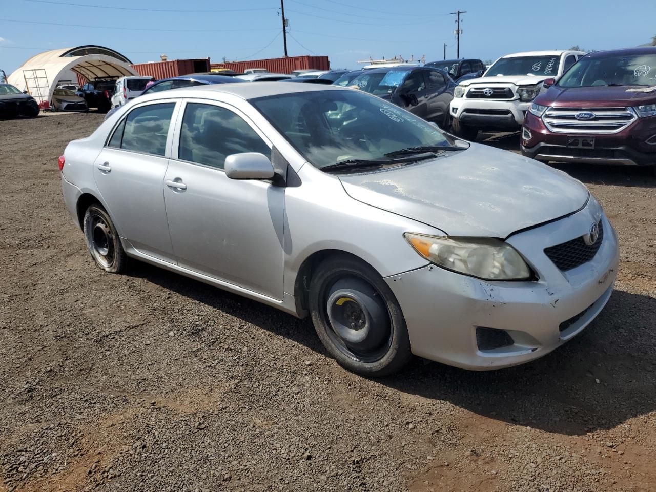 2010 Toyota Corolla VIN 1NXBU4EEXAZ297440 Copart auction photo, front end / rear end damage thumbnail 4