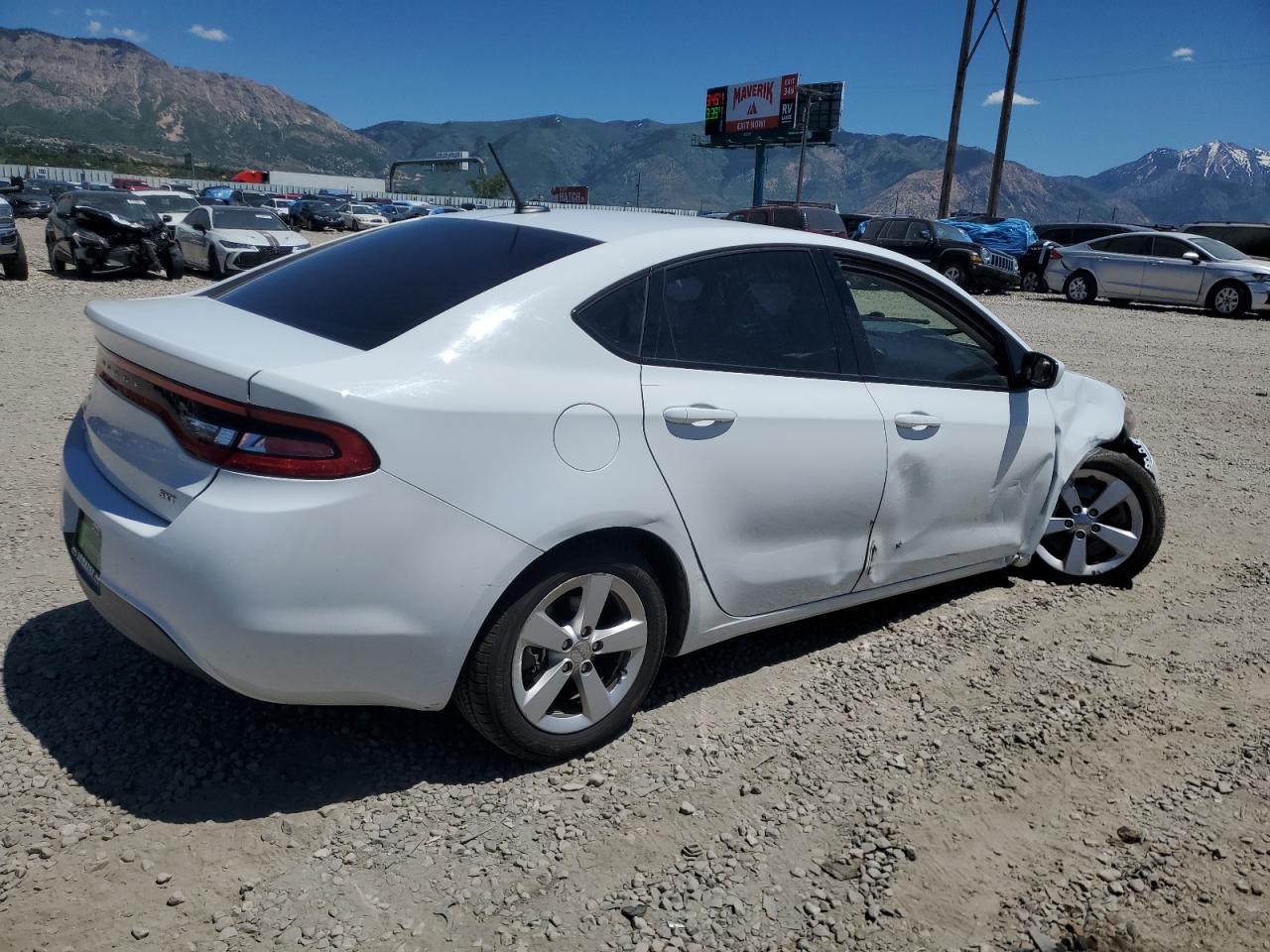 2015 Dodge Dart VIN 1C3CDFBBXFD253674 Copart auction photo, front end damage thumbnail 3