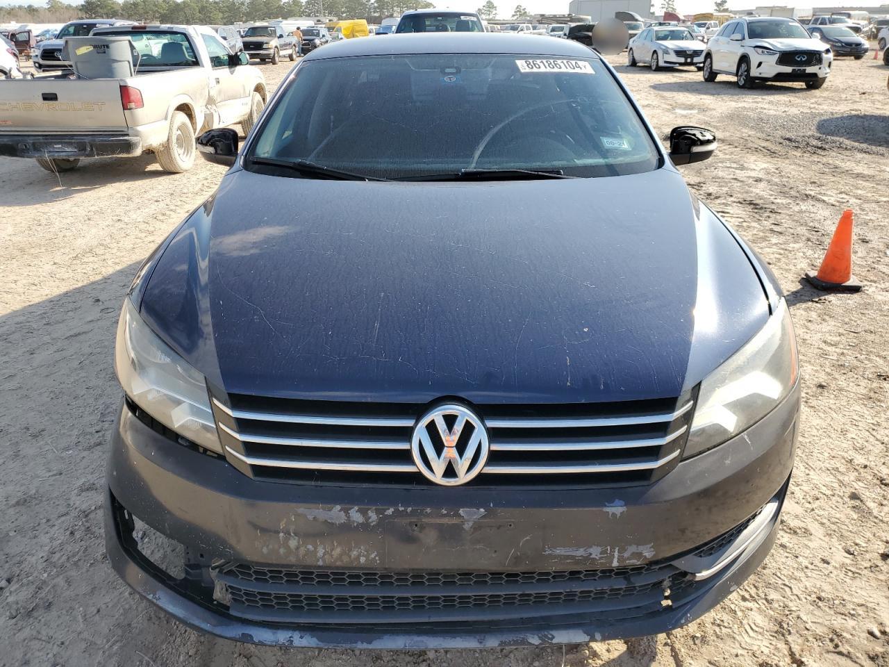 2014 Volkswagen Passat VIN 1VWAP7A38EC012966 Copart auction photo, all over damage thumbnail 5