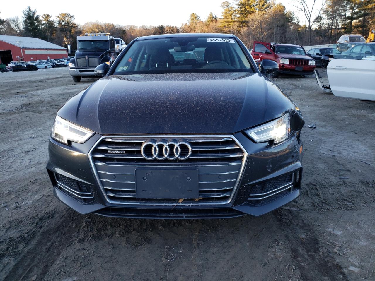 2017 Audi A4 VIN WAUENAF43HN019466 Copart auction photo, rear end / front end damage thumbnail 5