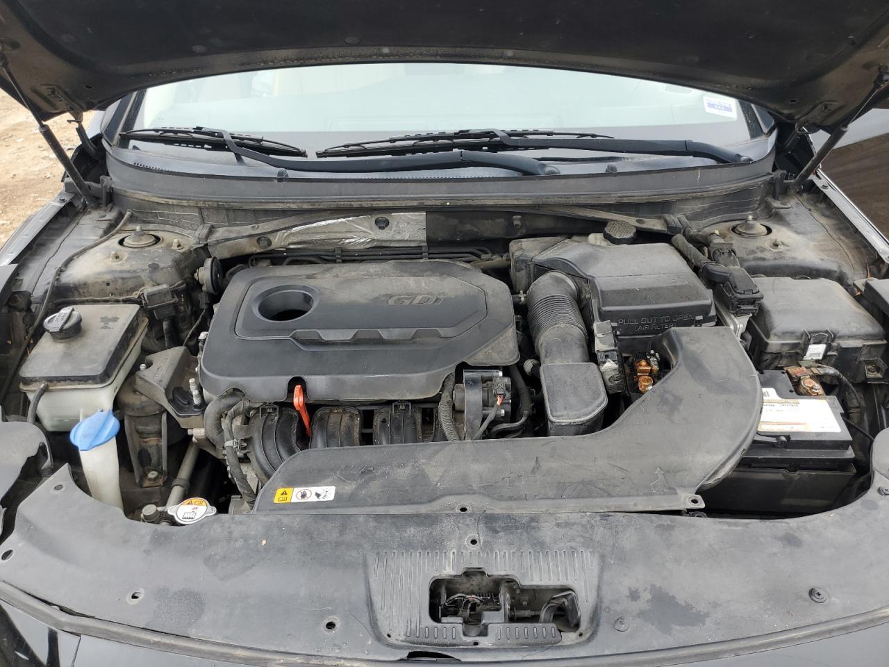 2016 Hyundai Sonata VIN 5NPE24AF1GH327028 Copart auction photo, front end damage thumbnail 13