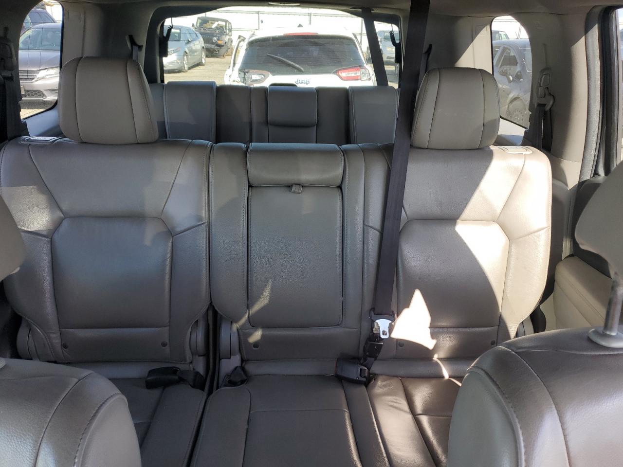 2013 Honda Pilot VIN 5FNYF4H66DB076220 Copart auction photo, front end / top/roof damage thumbnail 10