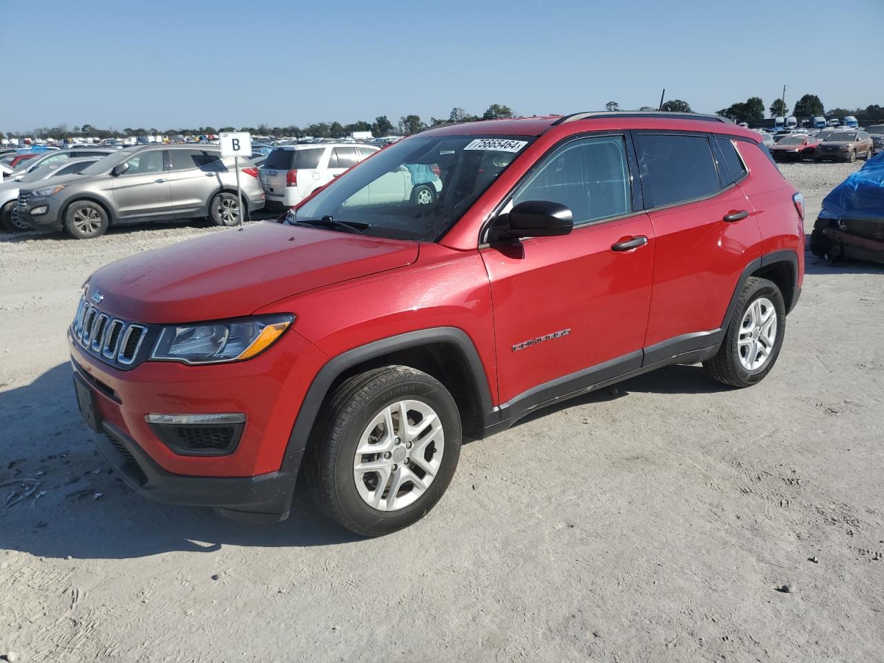 2018 Jeep Compass VIN 3C4NJCAB0JT137836