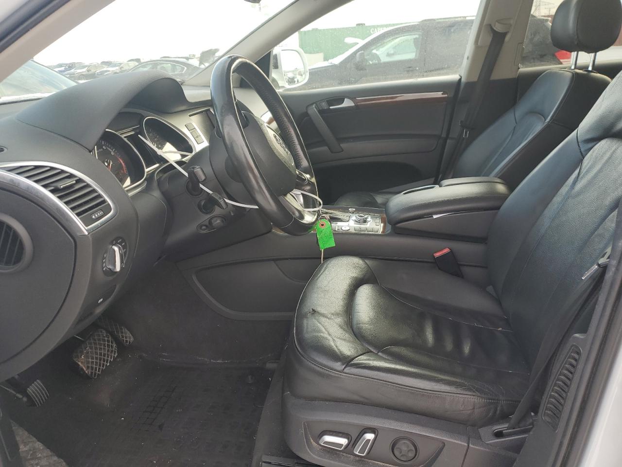 2014 Audi Q7 VIN WA1LGAFE5ED010082 Copart auction photo, front end / undercarriage damage thumbnail 7