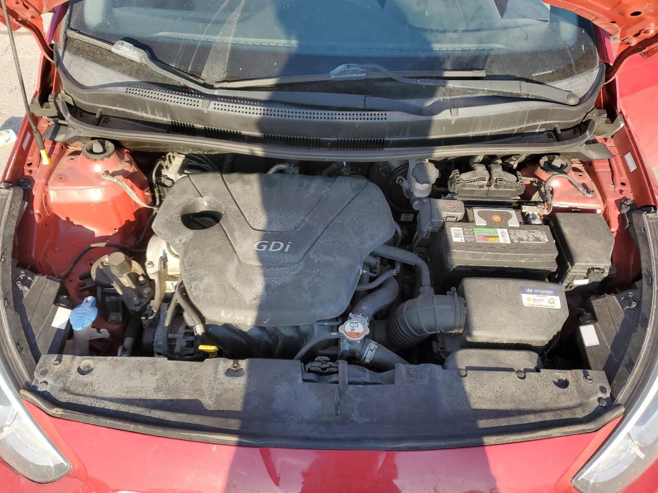 2016 Hyundai Accent VIN KMHCT4AE8GU085044 Copart auction photo, front end damage thumbnail 11