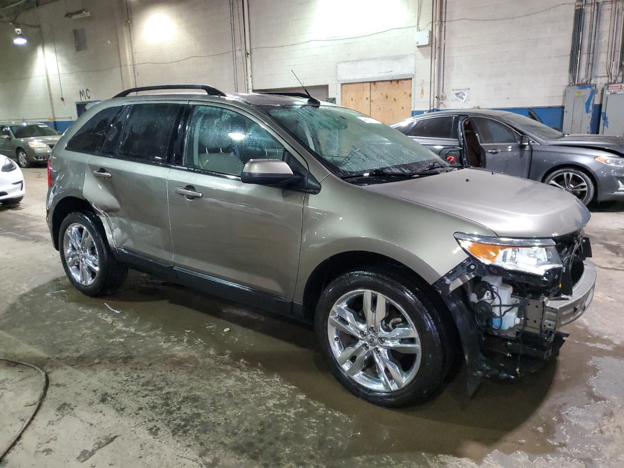 2013 Ford Edge VIN 2FMDK3JC6DBB43380 Copart auction photo, front end / side damage thumbnail 4
