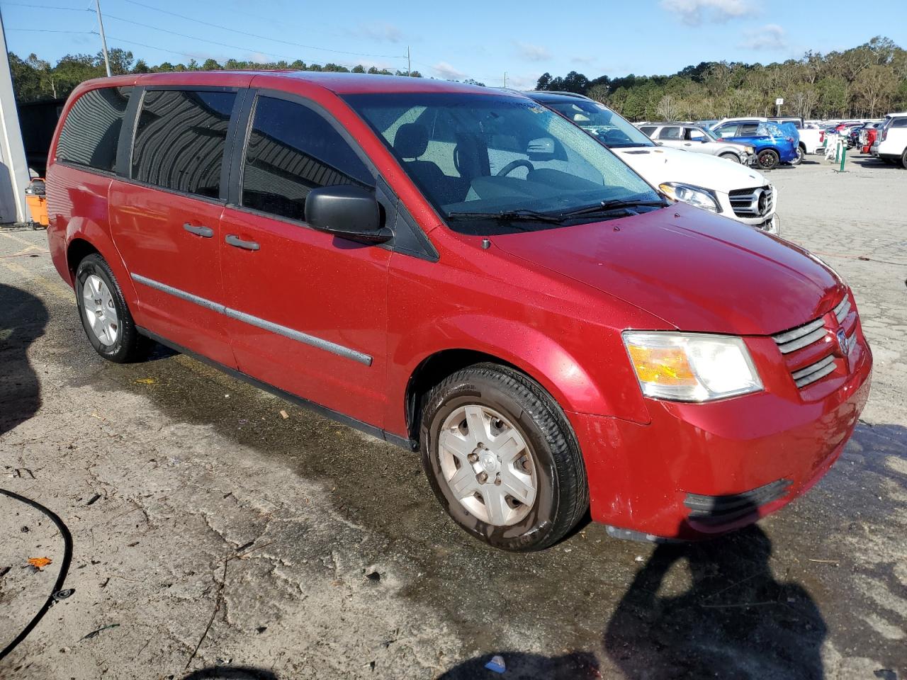 2008 Dodge Caravan VIN 2D8HN44H08R150964 Copart auction photo, rear end damage thumbnail 4