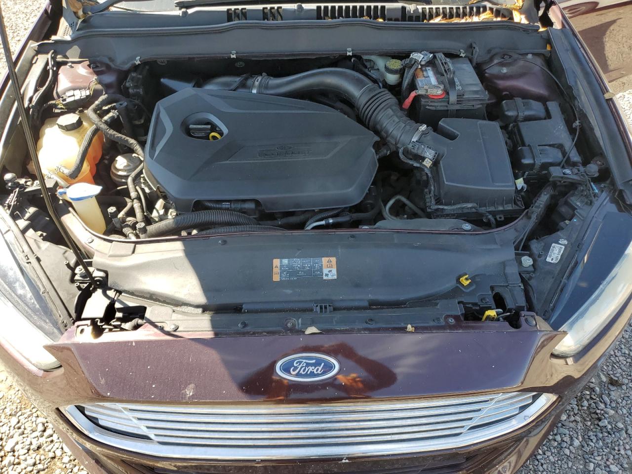 2013 Ford Fusion VIN 3FA6P0HR8DR174323 Copart auction photo, rear end damage thumbnail 11