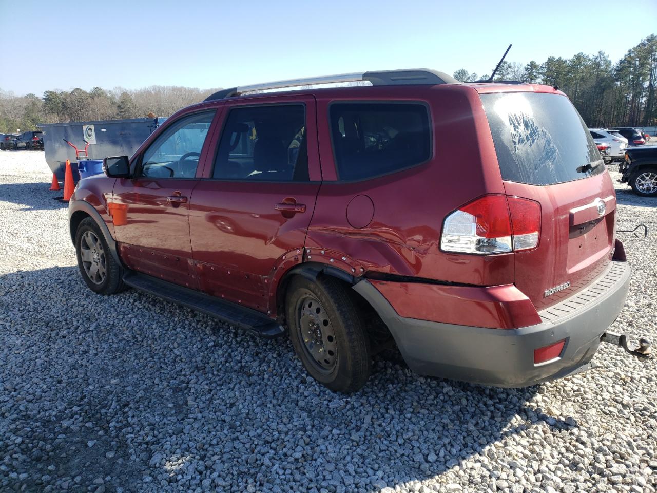 2009 KIA Mohave (borrego) VIN KNDJJ742295018666 Copart auction photo, rear end / undercarriage damage thumbnail 2