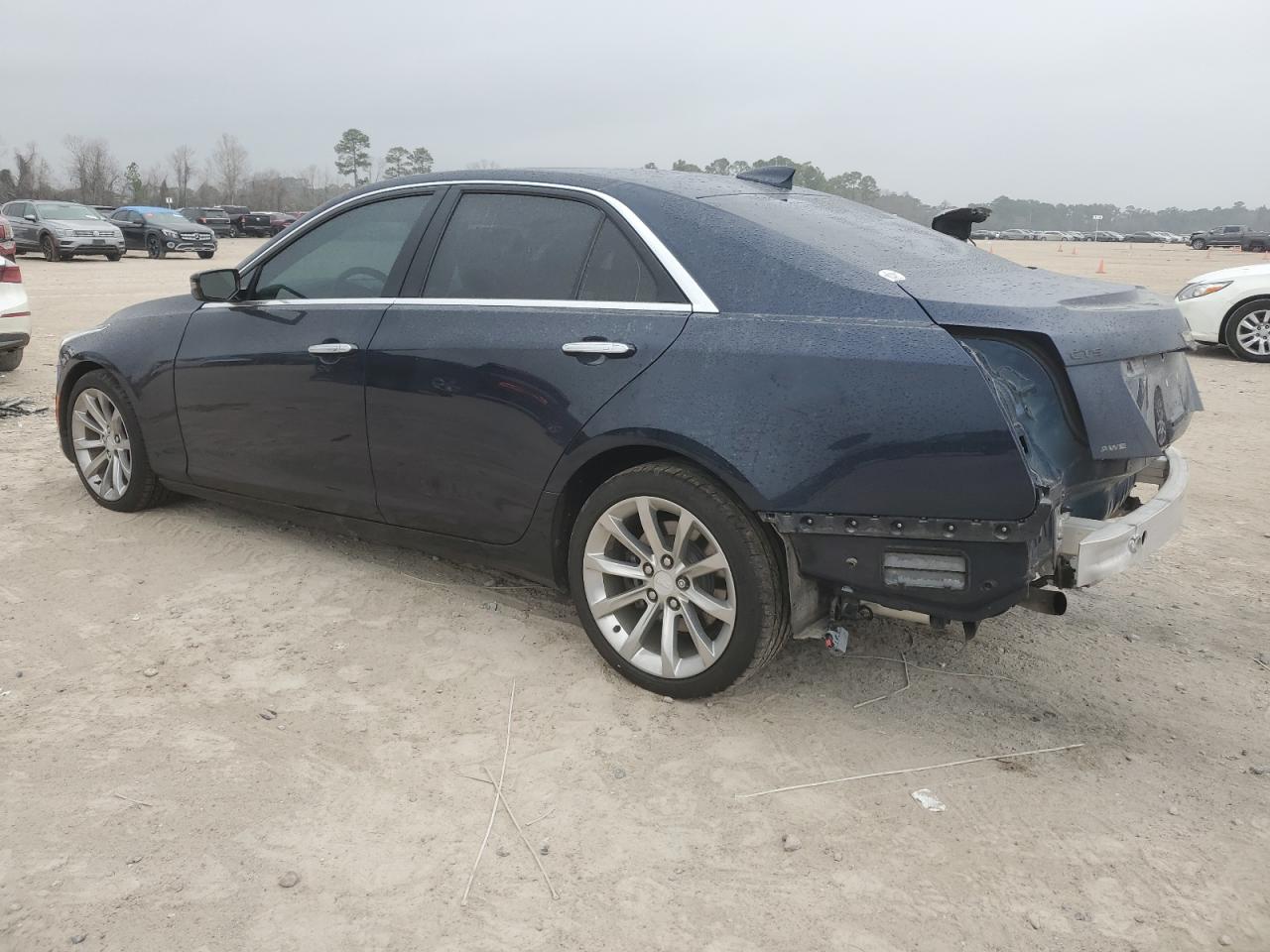 2018 Cadillac CTS VIN 1G6AX5SX7J0170318 Copart auction photo, rear end / side damage thumbnail 2