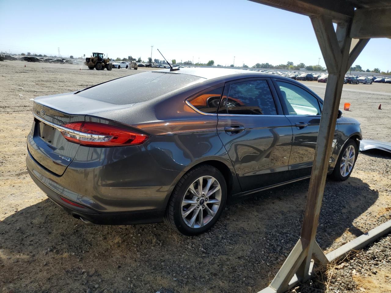 2017 Ford Fusion VIN 3FA6P0UU7HR313714 Copart auction photo, front end / stripped damage thumbnail 3