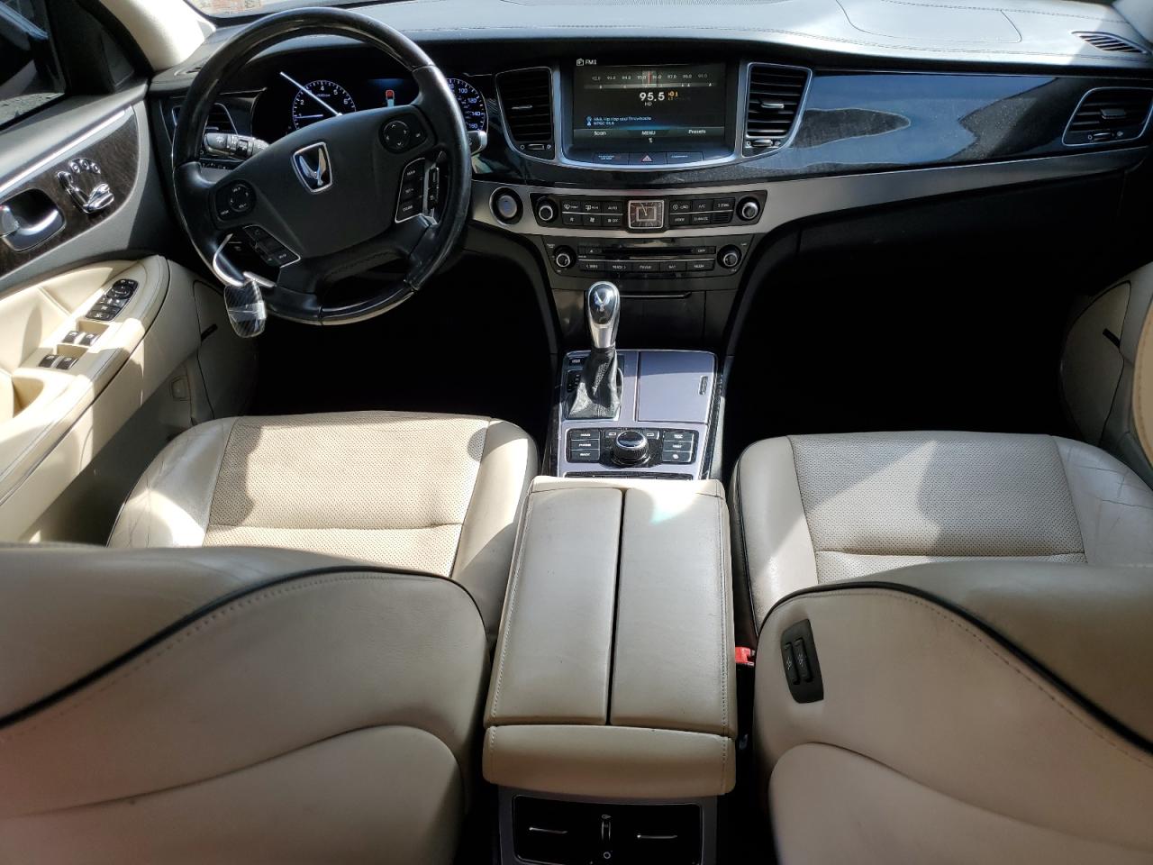 2015 Hyundai Equus VIN KMHGH4JH0FU094641 Copart auction photo, rear end damage thumbnail 8