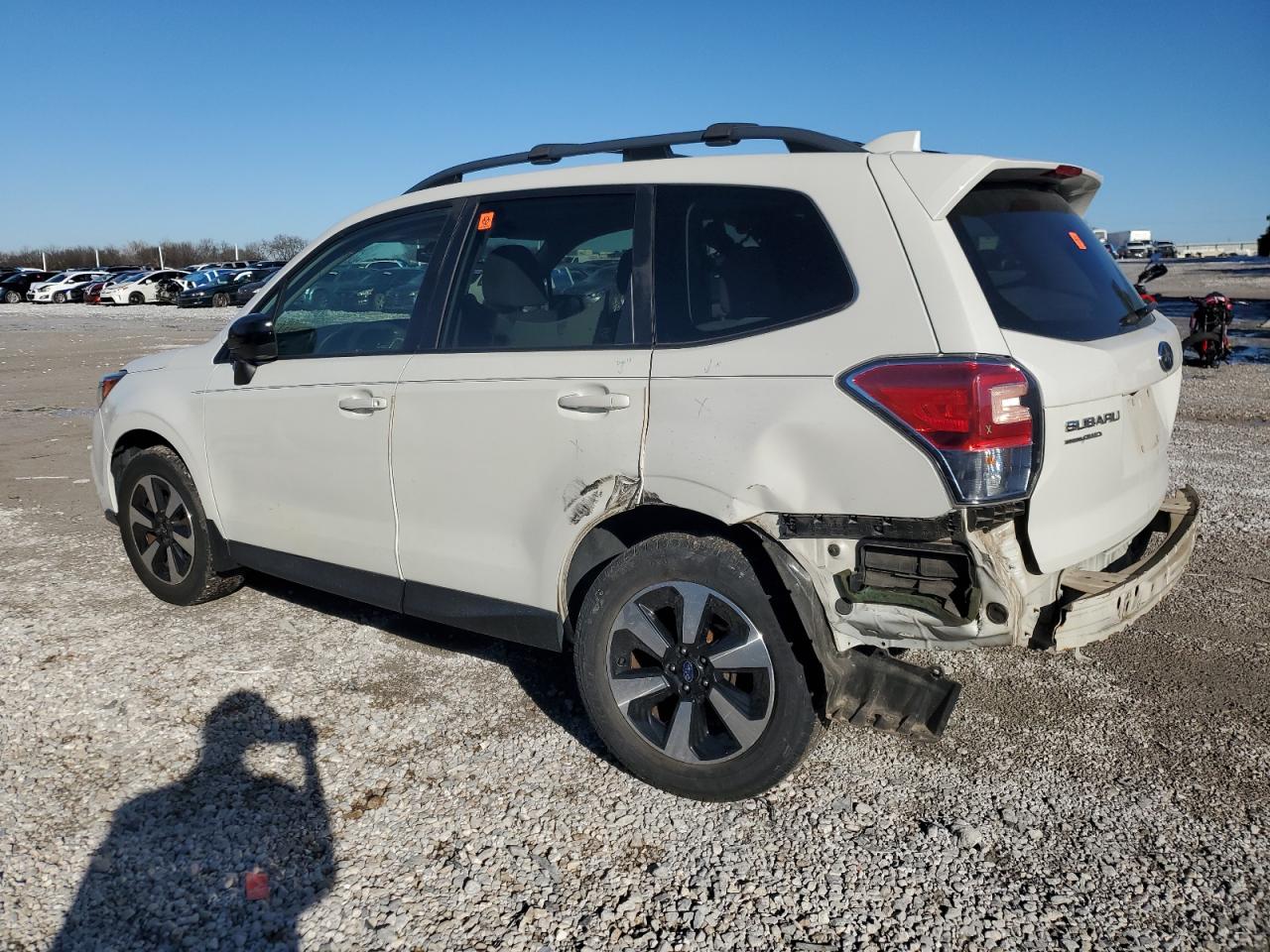 2017 Subaru Forester VIN JF2SJAEC6HH402019 Copart auction photo, rear end / side damage thumbnail 2