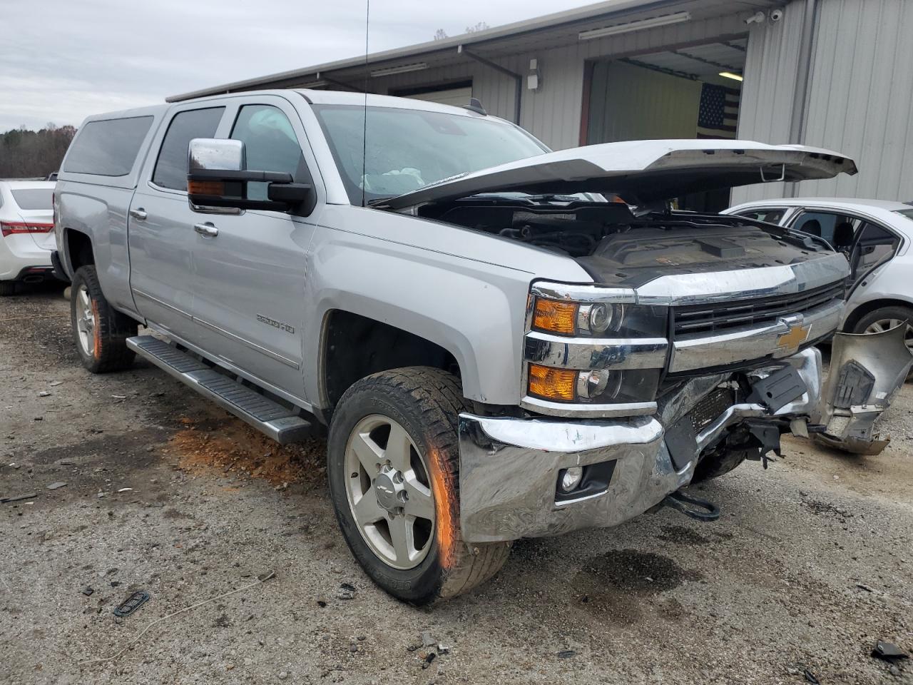 2015 Chevrolet Silverado VIN 1GC1KWE85FF651291 Copart auction photo, front end / rear end damage thumbnail 4