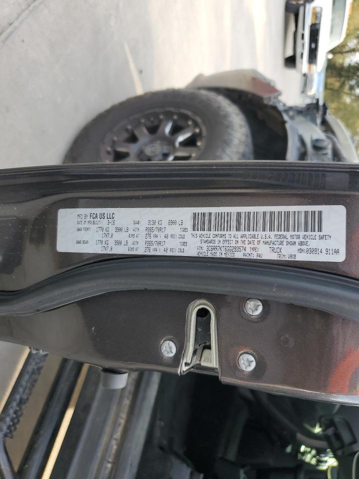 2016 RAM 1500 VIN 3C6RR7KT6GG293574 Copart auction photo, all over damage thumbnail 13