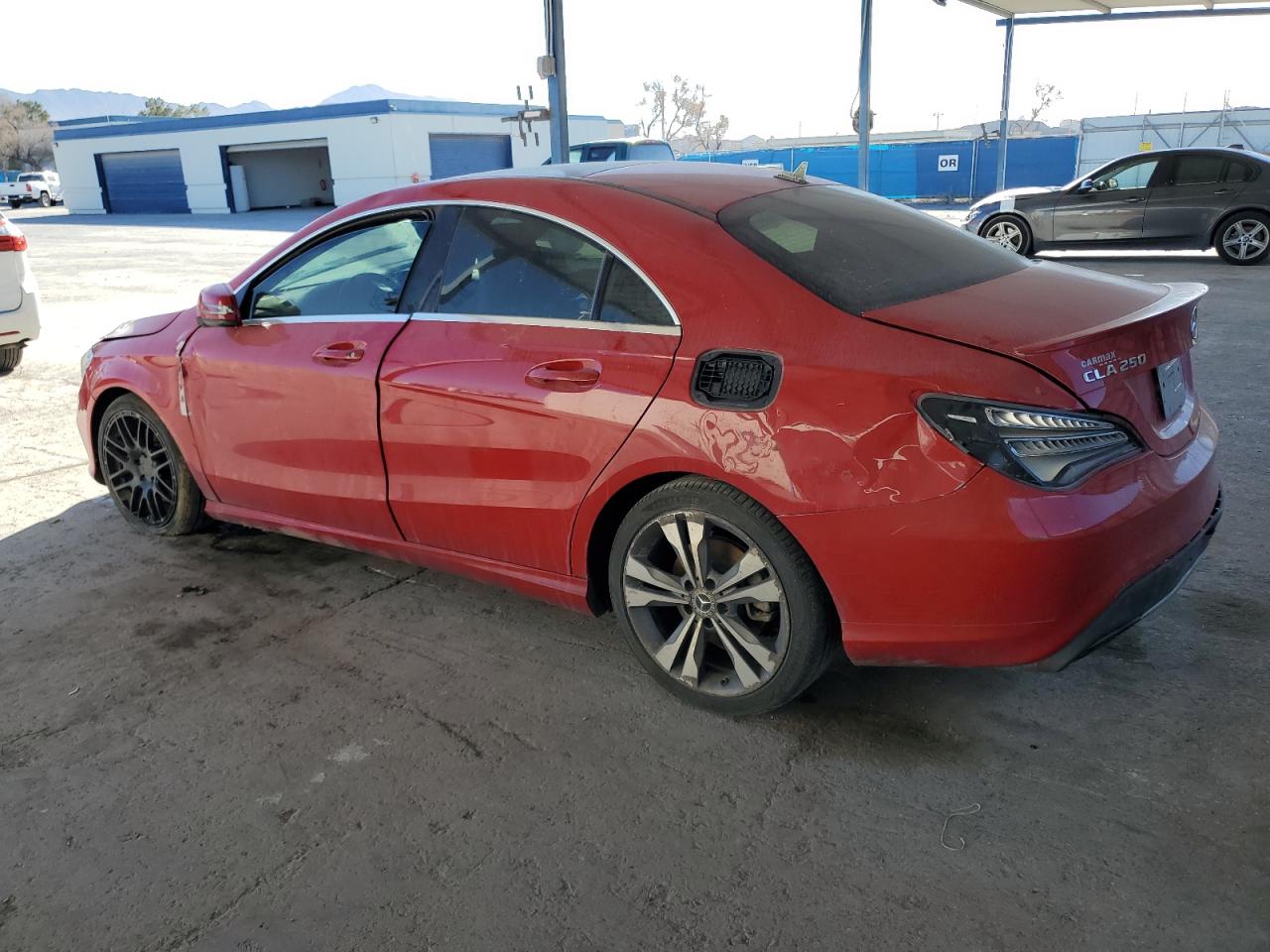 2019 Mercedes-Benz CLA-klasse VIN WDDSJ4EB8KN768747 Copart auction photo, all over damage thumbnail 2