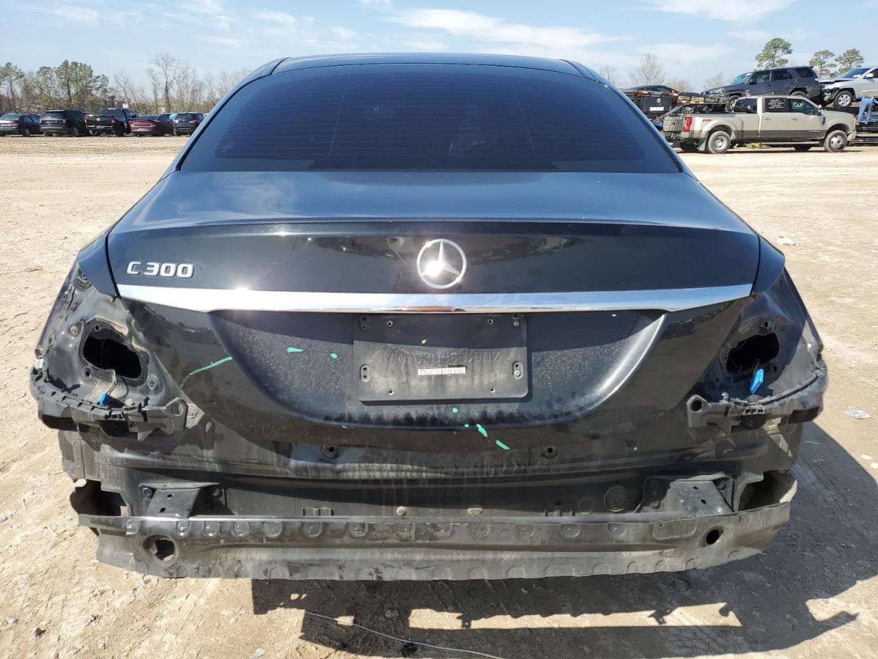 2018 Mercedes-Benz C-klasse VIN 55SWF4JB3JU254125 Copart auction photo, front end / rear end damage thumbnail 6