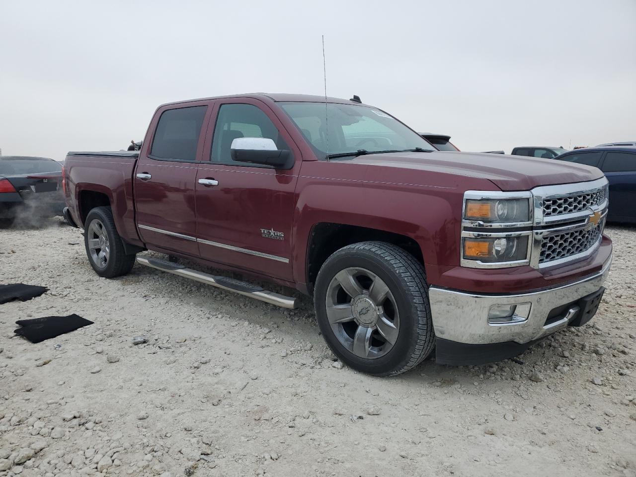 2014 Chevrolet Silverado VIN 3GCPCSEC9EG448096 Copart auction photo, rear end / side damage thumbnail 4