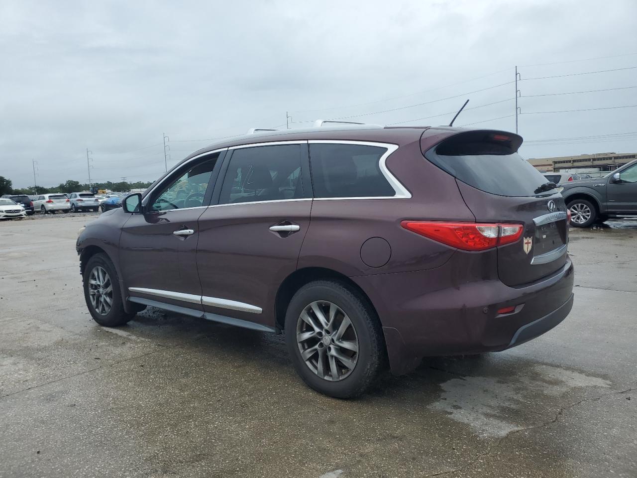 2013 Infiniti JX VIN 5N1AL0MN7DC335399 Copart auction photo, front end damage thumbnail 2