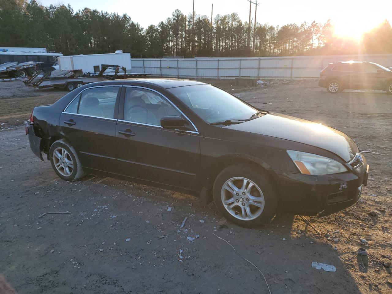 2006 Honda Accord VIN 1HGCM56796A093365 Copart auction photo, front end damage thumbnail 4