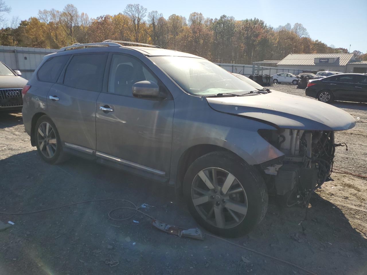 2015 Nissan Pathfinder VIN 5N1AR2MM1FC697393 Copart auction photo, front end damage thumbnail 4