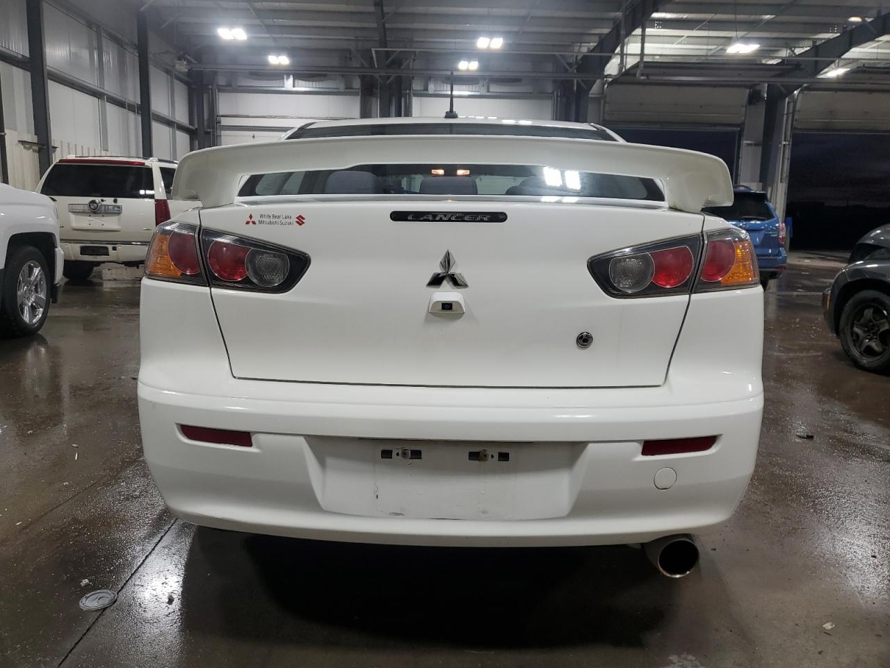2014 Mitsubishi Lancer VIN JA32U8FW7EU005332 Copart auction photo, front end / side damage thumbnail 6