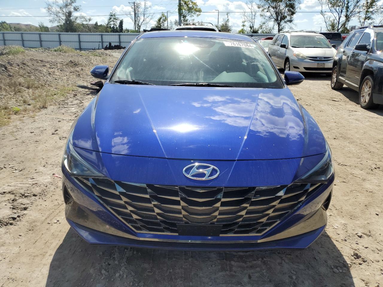 2022 Hyundai Elantra VIN KMHLN4AG2NU255052 Copart auction photo, water/flood damage thumbnail 5