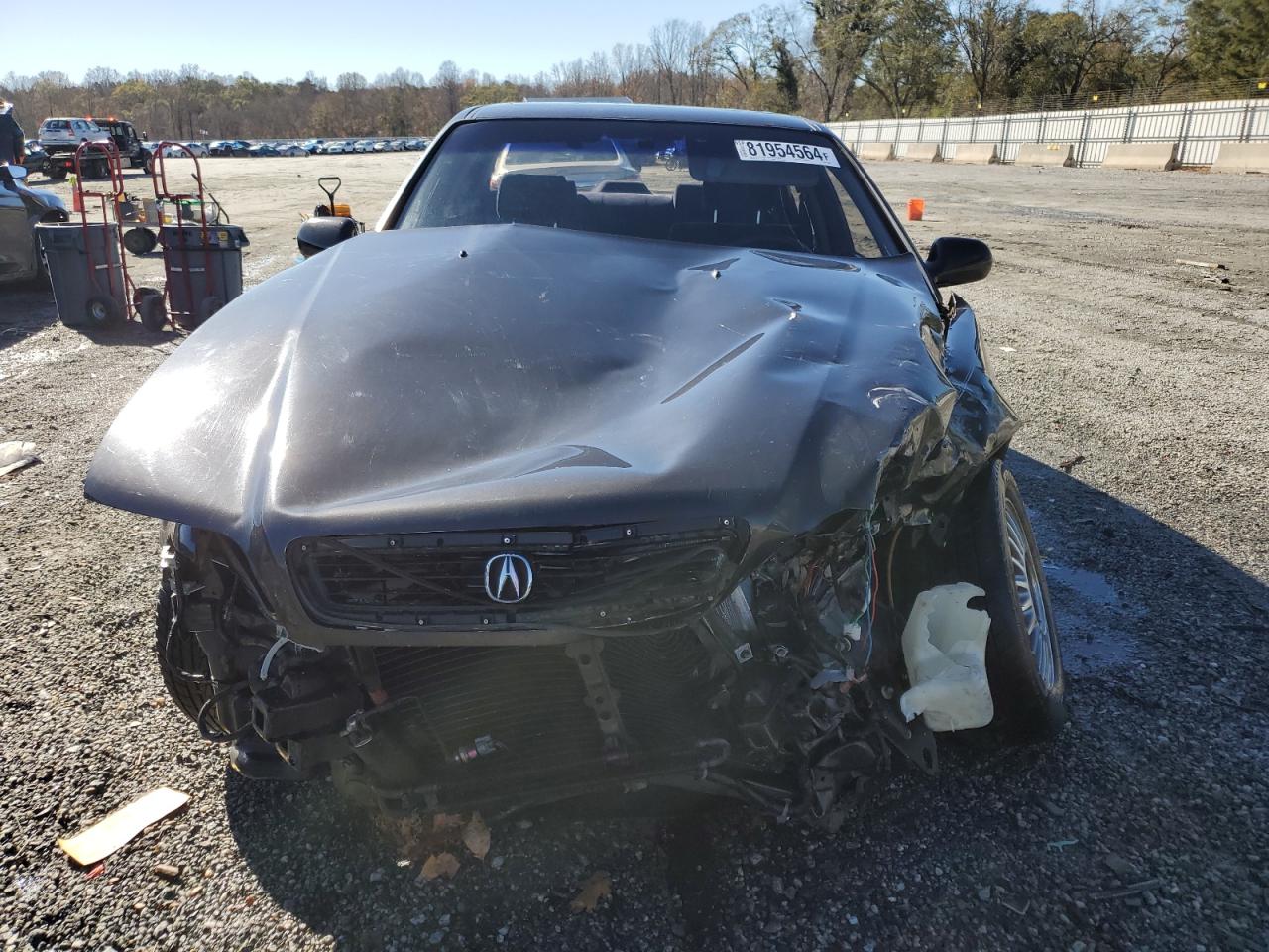 1991 Acura Legend VIN JH4KA7654MC015802 Copart auction photo, front end damage thumbnail 5