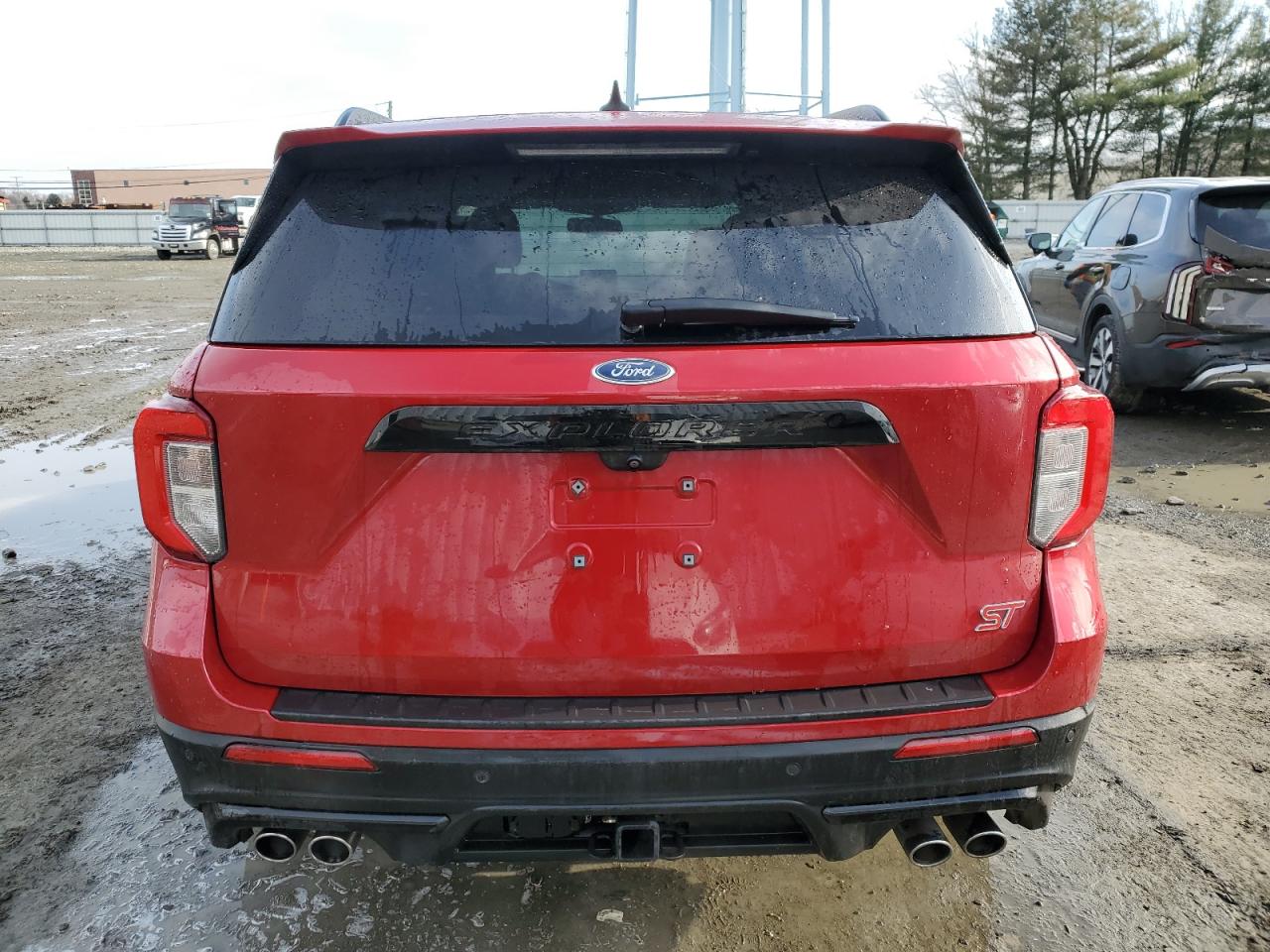 2022 Ford Explorer VIN 1FM5K8GC0NGB15402 Copart auction photo, vandalism damage thumbnail 6