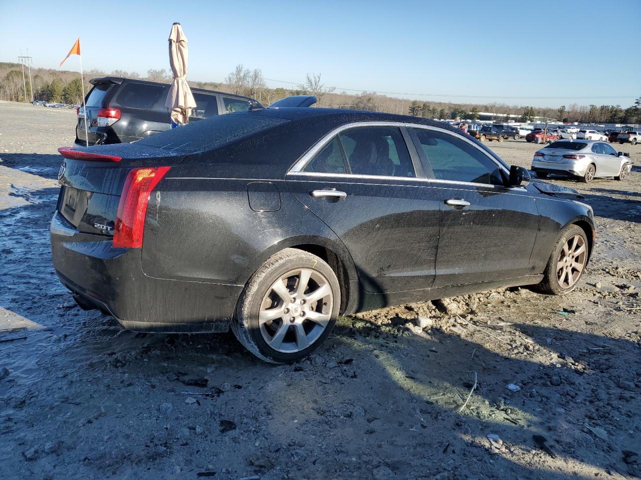 2014 Cadillac ATS VIN 1G6AB5SX4E0131268 Copart auction photo, front end damage thumbnail 3