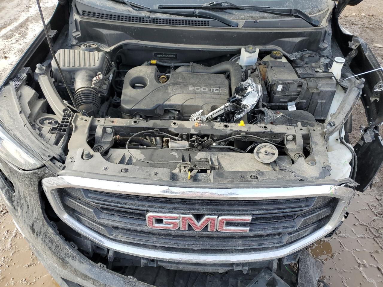 2018 GMC Terrain VIN 3GKALMEV6JL322805 Copart auction photo, front end damage thumbnail 12