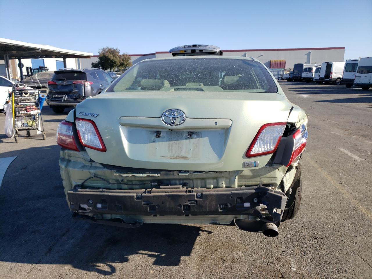 2007 Toyota Camry VIN 4T1BB46K57U006071 Copart auction photo, rear end damage thumbnail 6