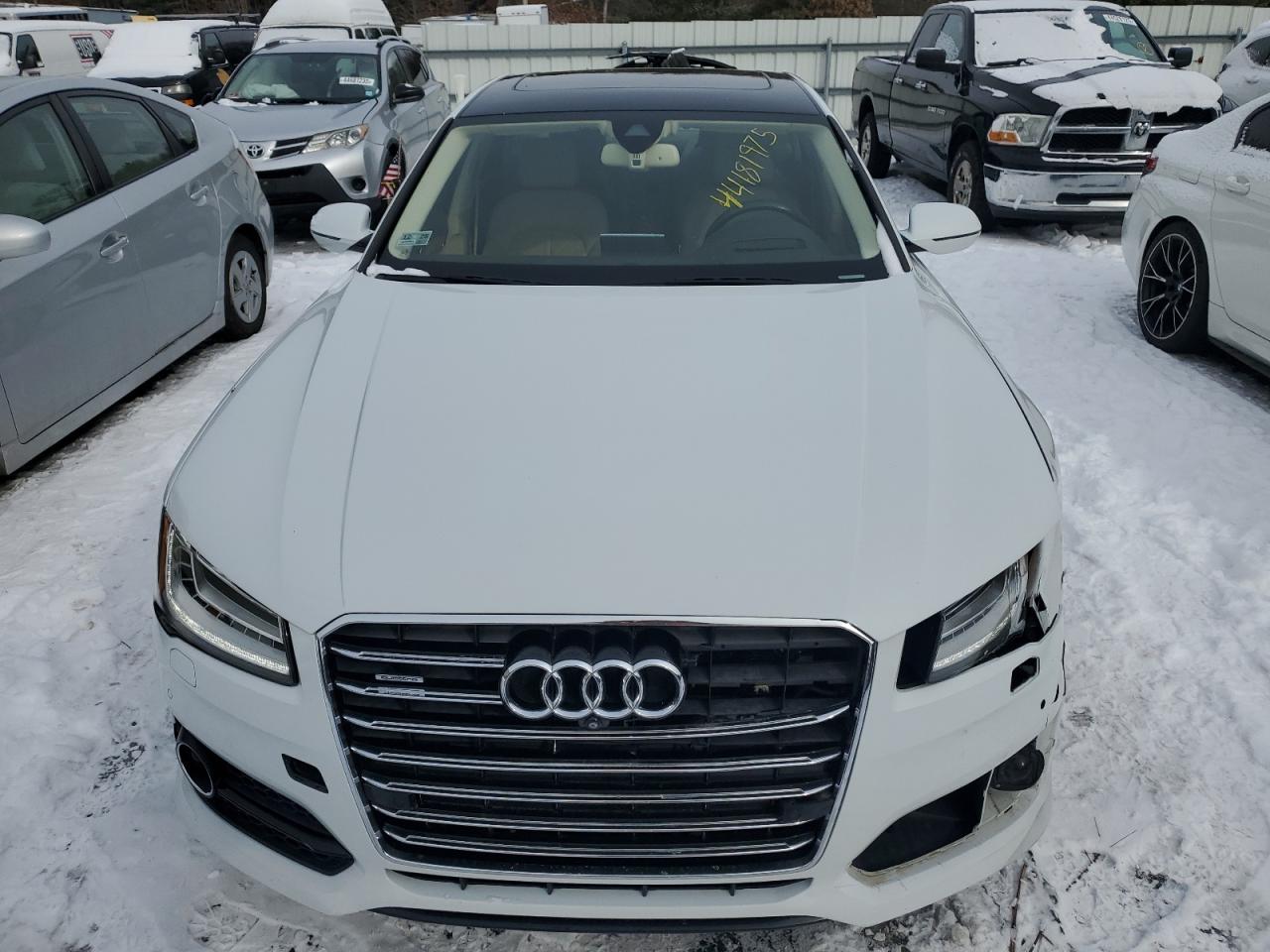2018 Audi A8 VIN WAU43AFD9JN000444 Copart auction photo, front end damage thumbnail 5