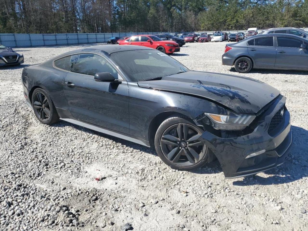 2015 Ford Mustang VIN 1FA6P8TH3F5316452 Copart auction photo, front end / rear end damage thumbnail 4