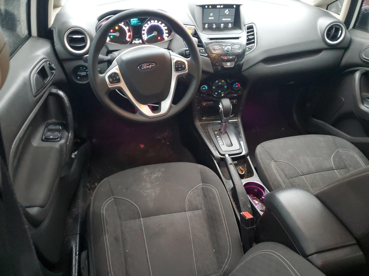 2019 Ford Fiesta VIN 3FADP4EJXKM136048 Copart auction photo, all over damage thumbnail 8