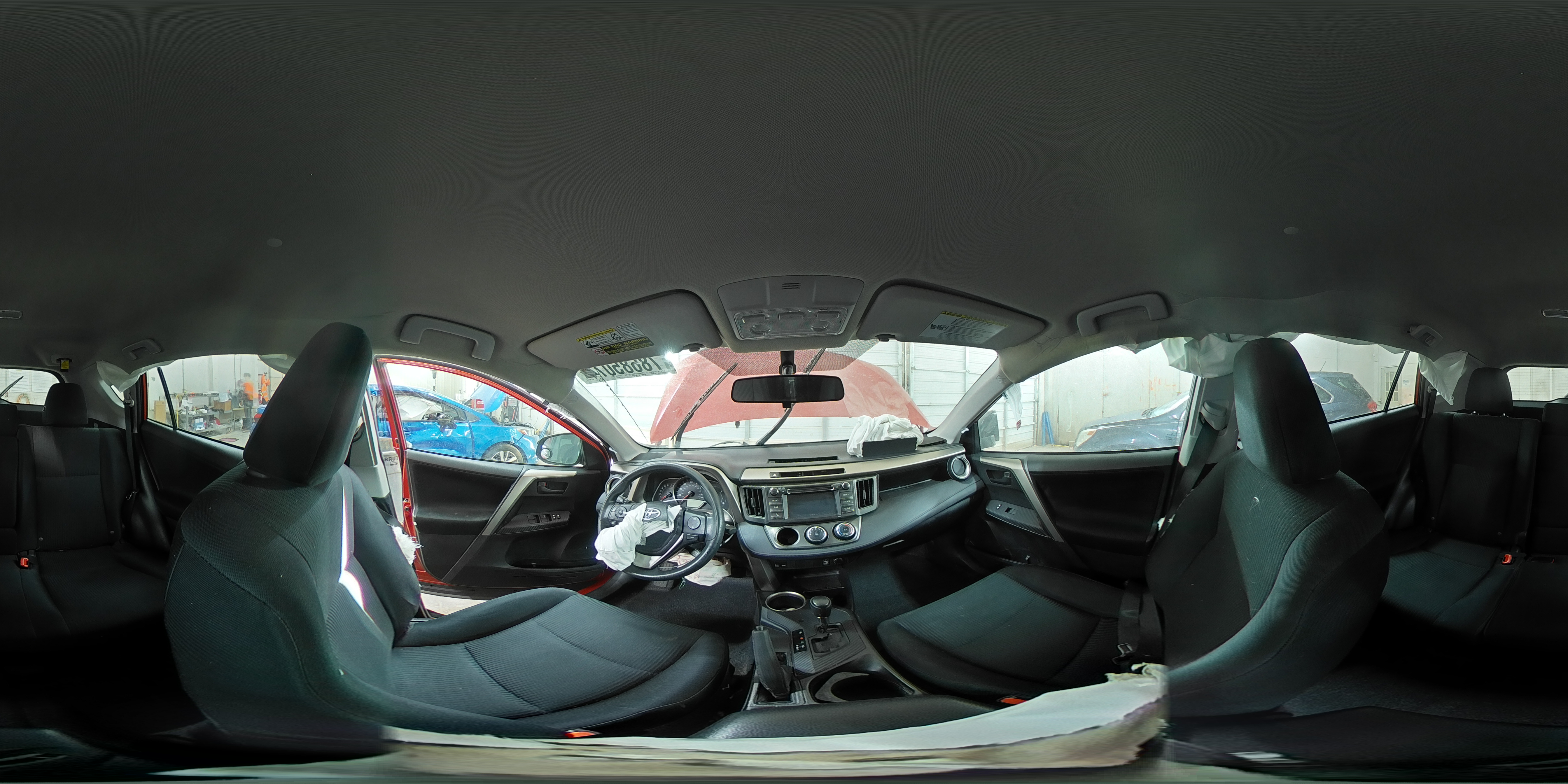2015 Toyota RAV 4 VIN 2T3ZFREV0FW201268 Copart auction photo, front end / side damage thumbnail 16