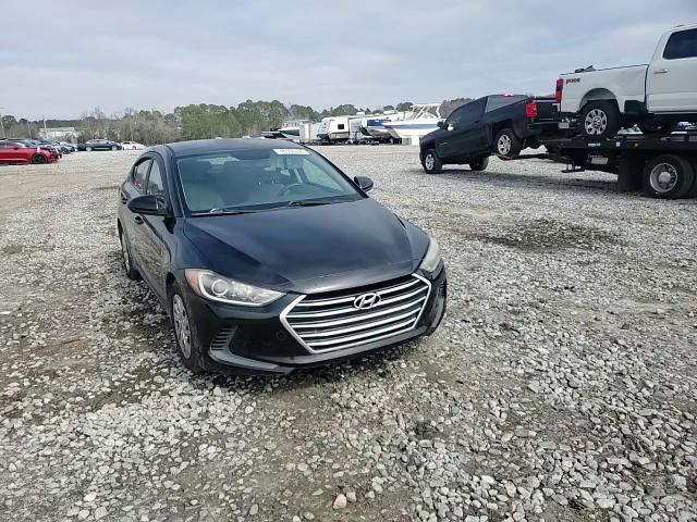 2017 Hyundai Elantra VIN KMHD74LFXHU090973 Copart auction photo, side / rear end damage thumbnail 11