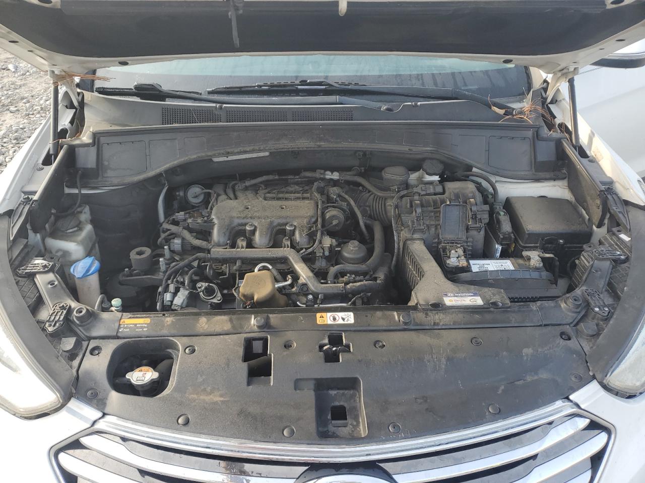 2013 Hyundai Santa Fe VIN KM8SN4HF2DU002109 Copart auction photo, rear end / side damage thumbnail 13